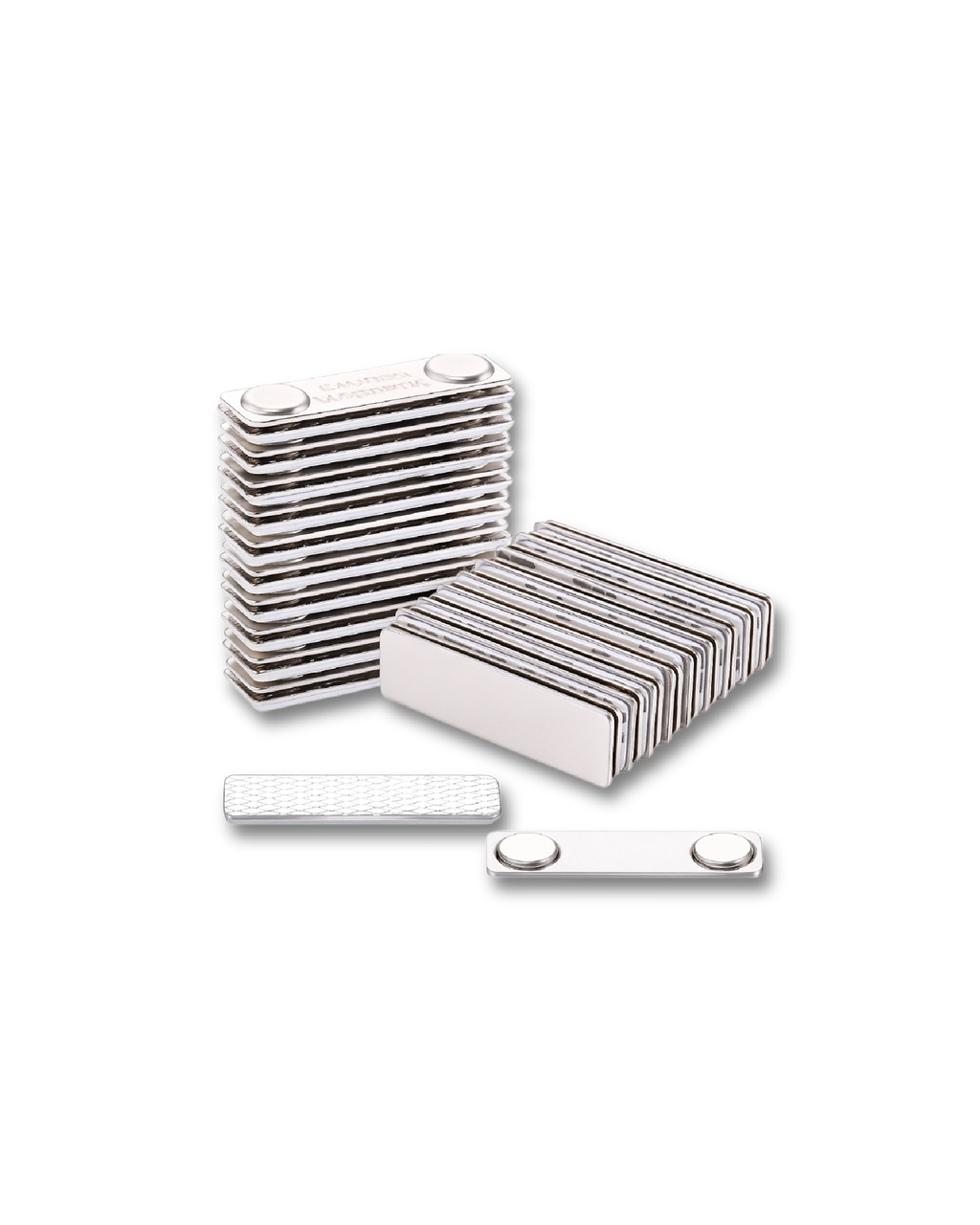 Broche imán rectangular