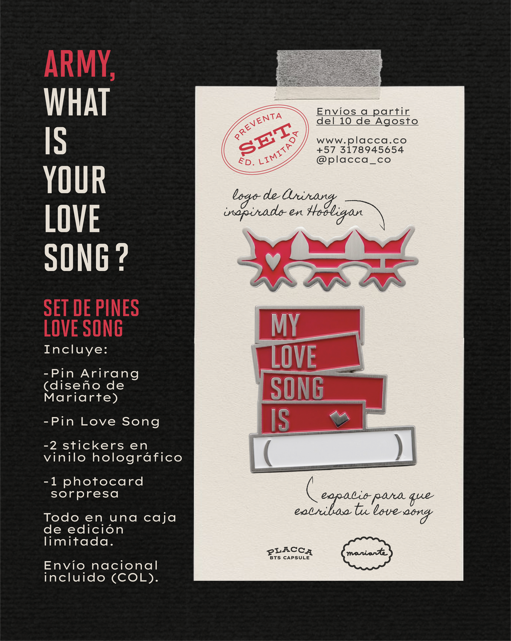 Set Love Song - PREVENTA