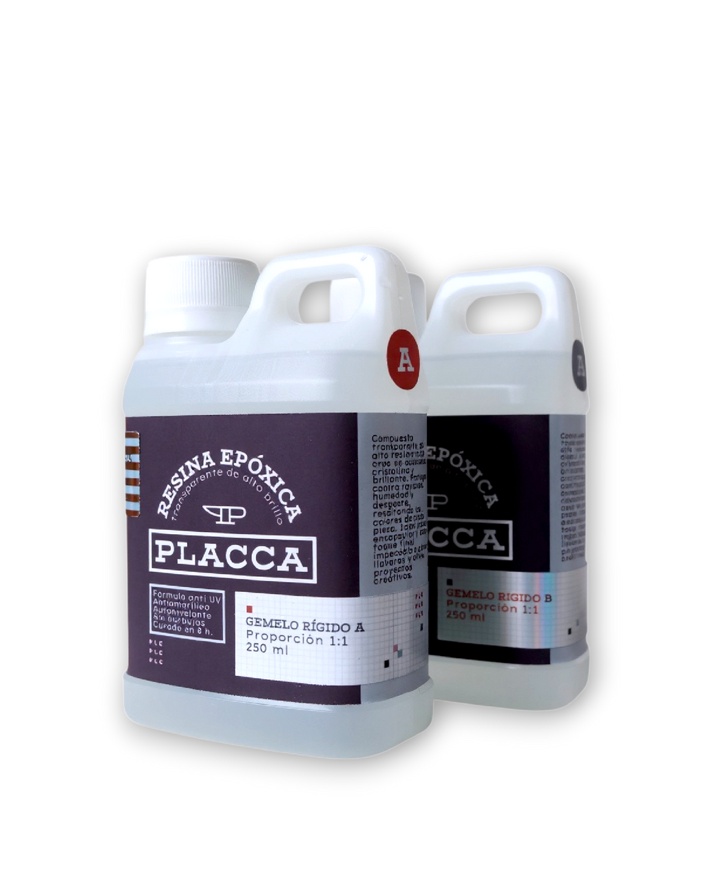 Resina Epóxica Cristalina 1:1 (A-B) 1000 ML