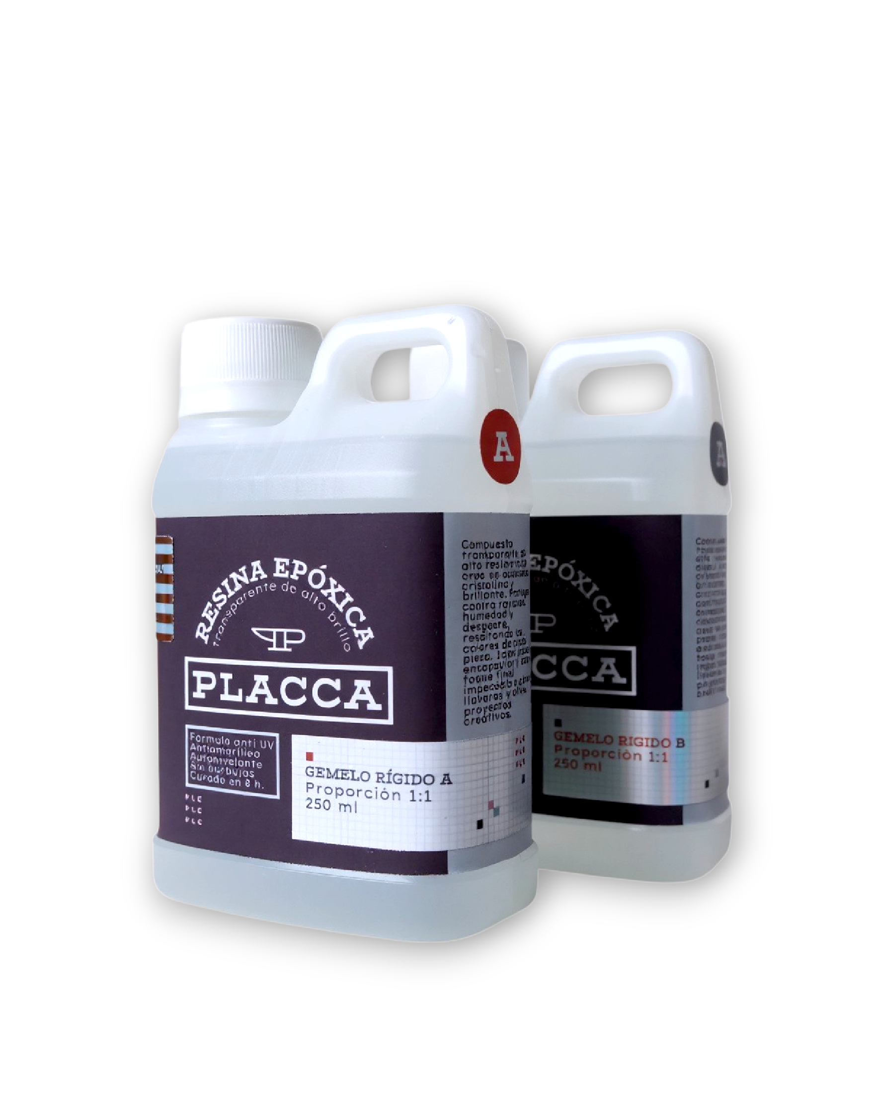 Resina Epóxica Cristalina 1:1 (A-B) 1000 ML