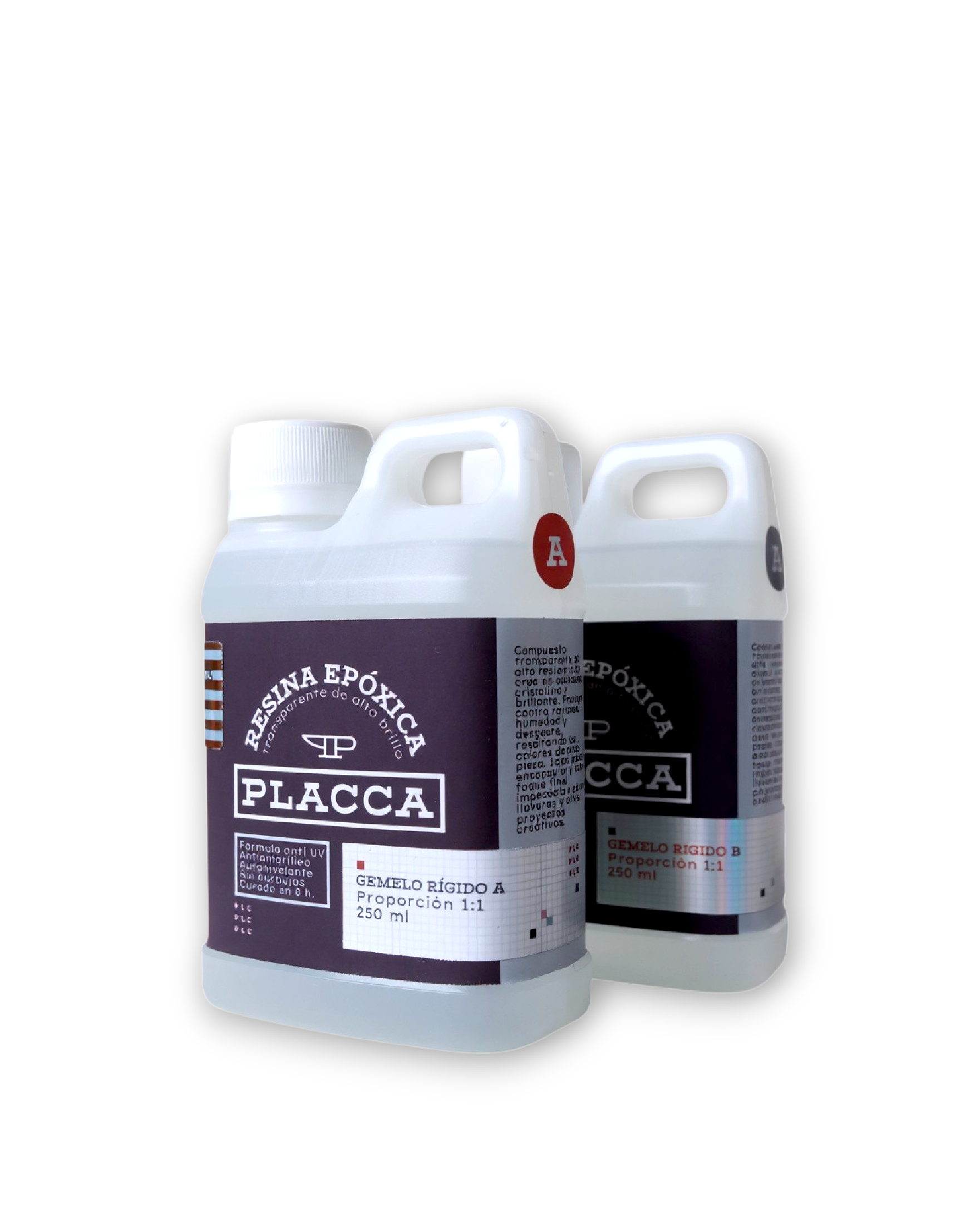 Resina Epóxica Cristalina 1:1 (A-B) 500 ML