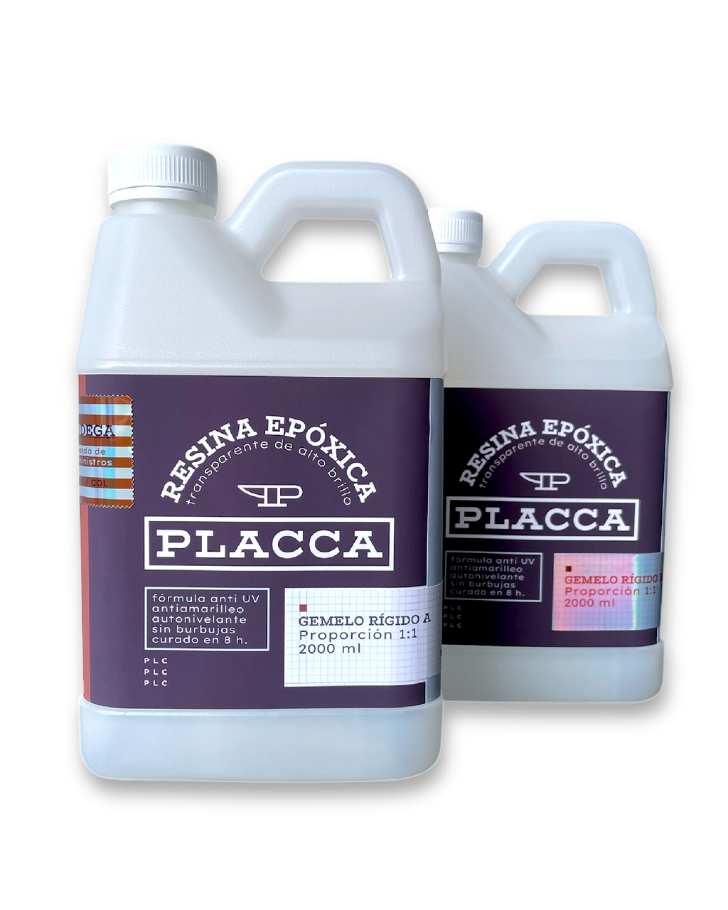 Resina Epóxica Cristalina 1:1 (A-B) 4000 ML