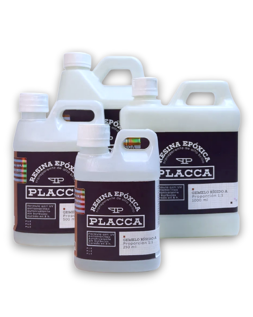 Resina Epóxica Cristalina 1:1 (A-B) 1000 ML