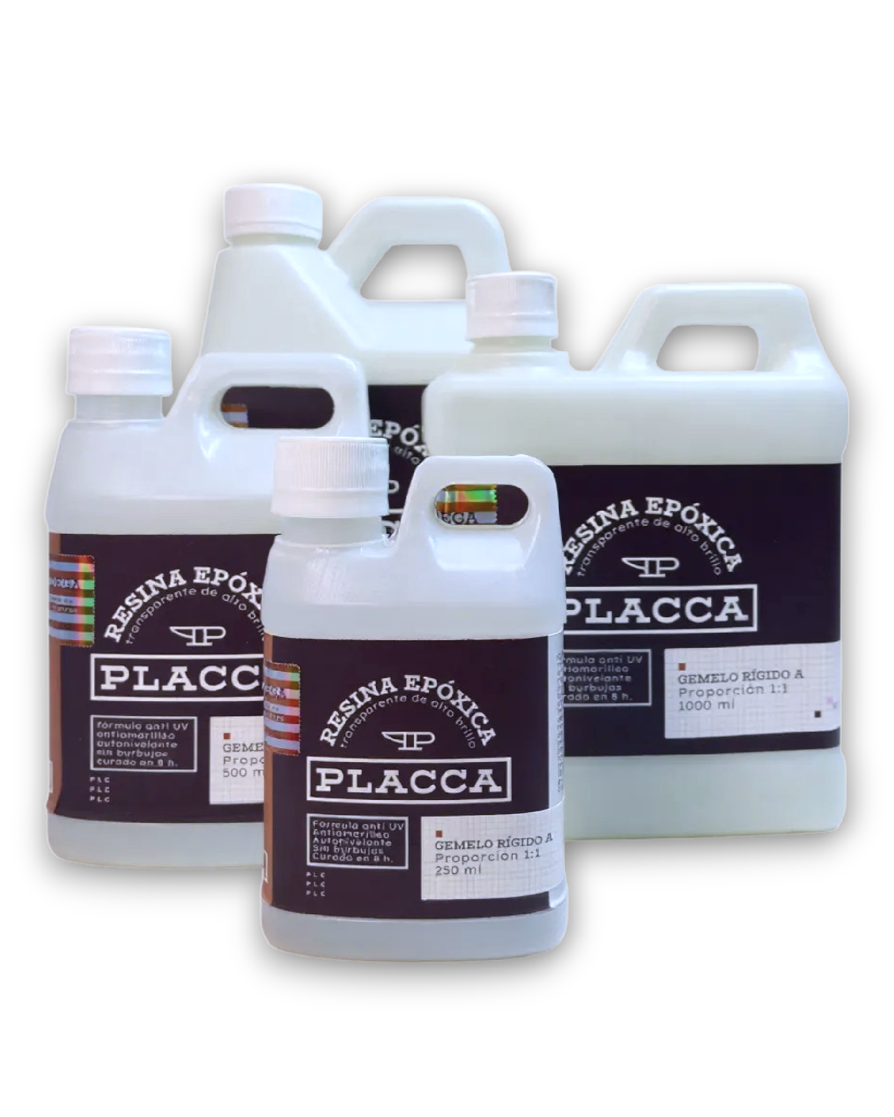 Resina Epóxica Cristalina 1:1 (A-B) 1000 ML