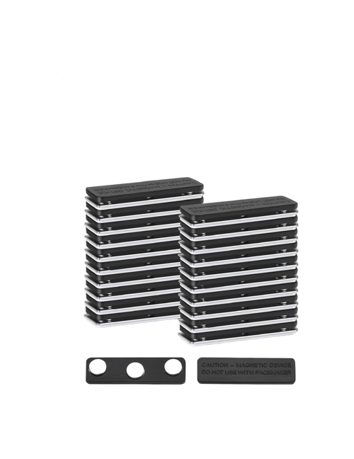 Broche imán rectangular 45 x 13MM - Adhesivo 3M