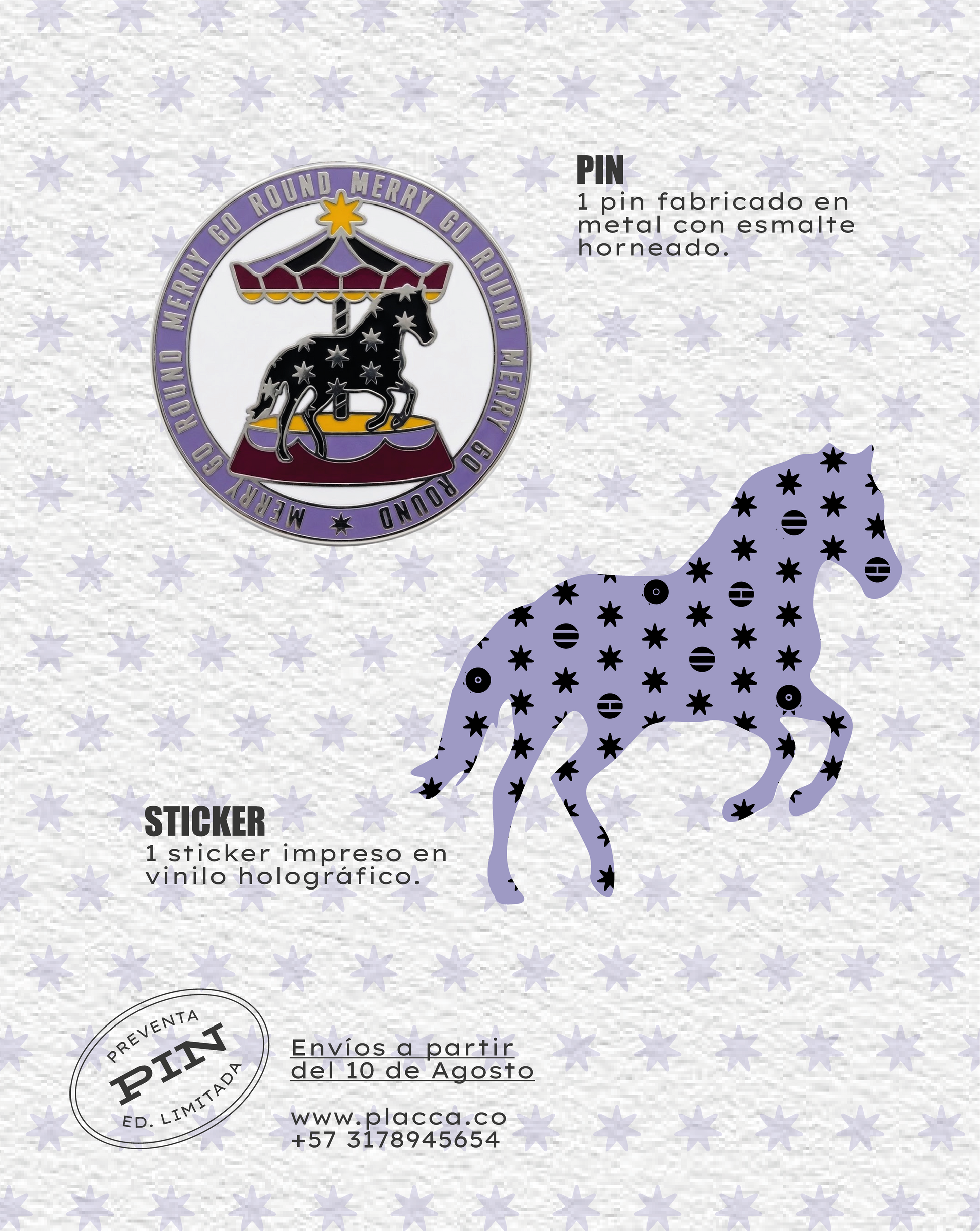Pin Merry Go Round - PREVENTA