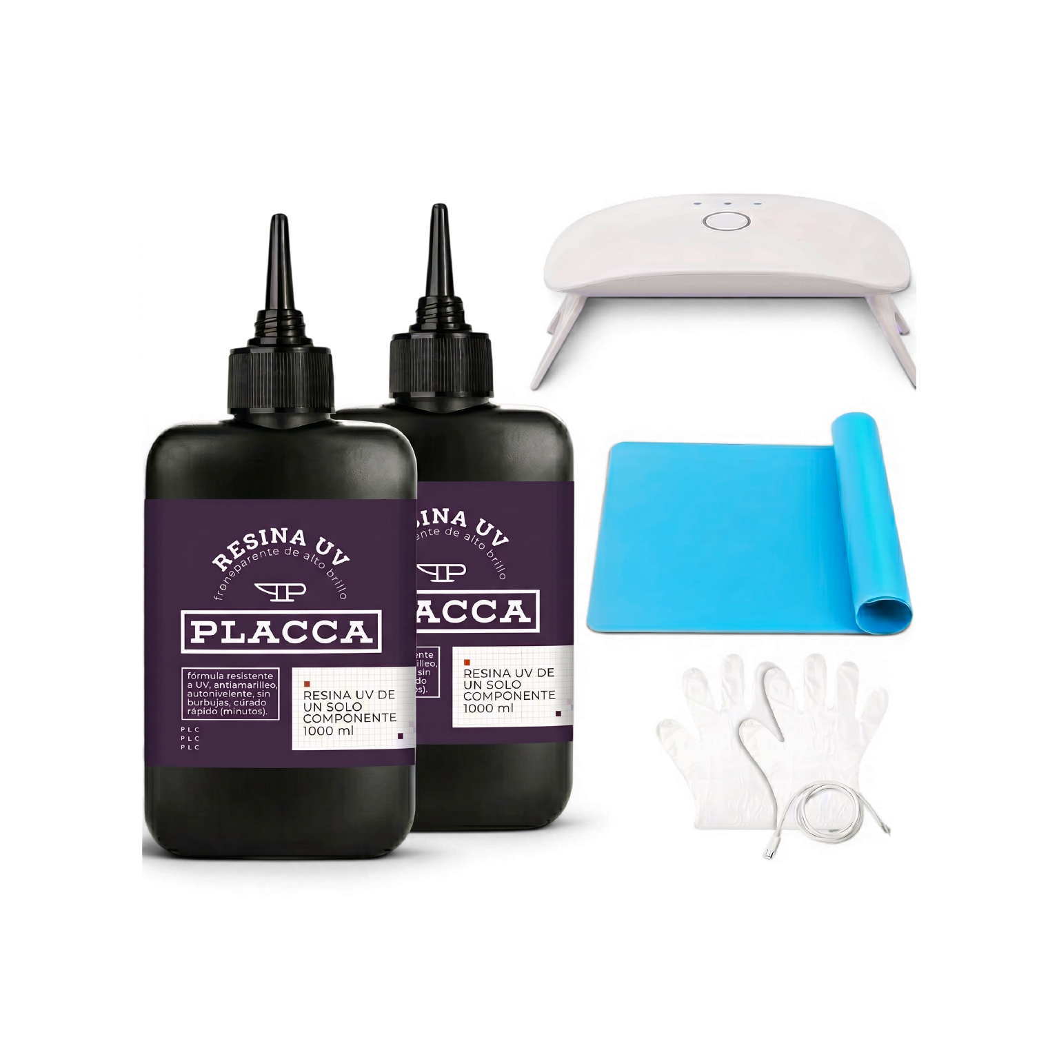 Pack Resina UV + Lámpara