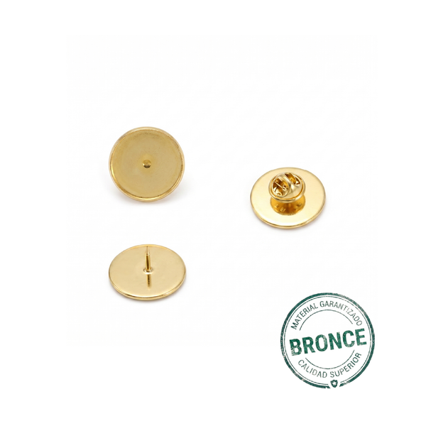 Pack bases redondas doradas 3 cms.