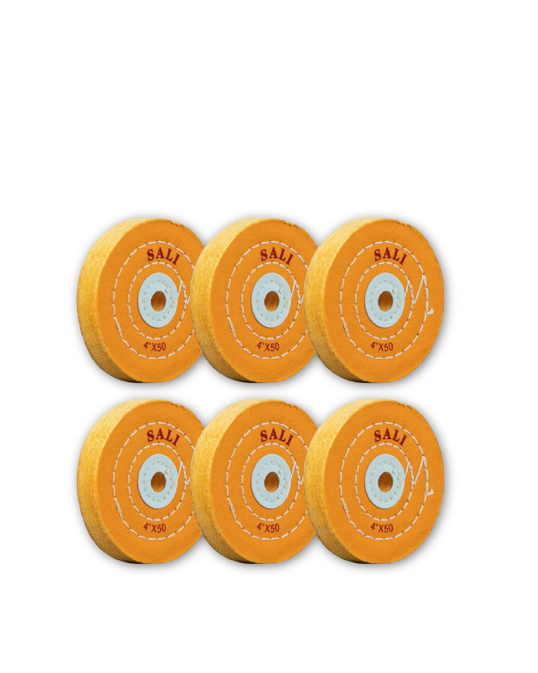 Felpa Pulidora Amarilla 4” x 1/2