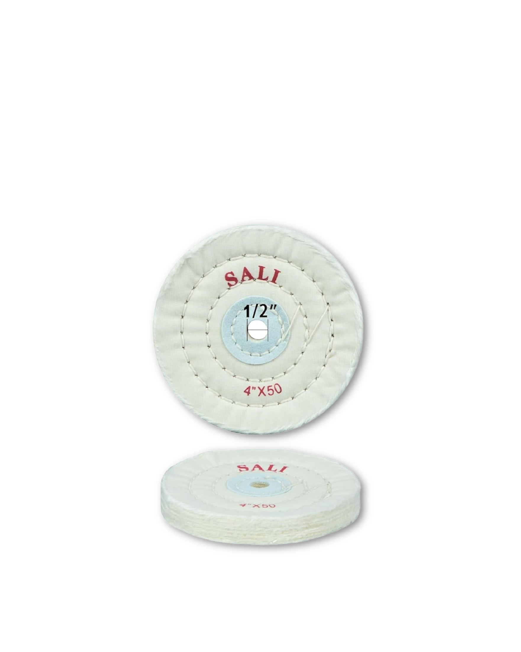 Felpa Pulidora Blanca 4” x 1/2