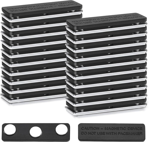 Broche imán rectangular 45 x 13MM - Adhesivo 3M